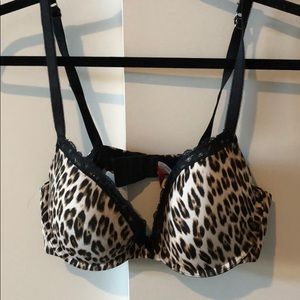 Cheetah print bra